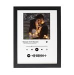 Personalized Gift Musical Wall Photo Frame with Spotify Barcode